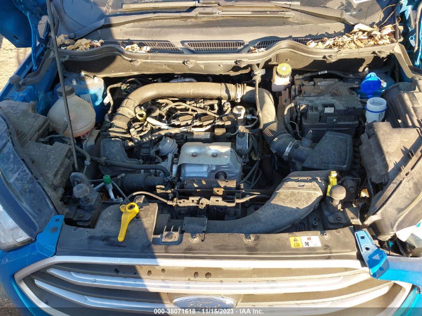 2018 FORD ECOSPORT SE - MAJ3P1TE0JC228477