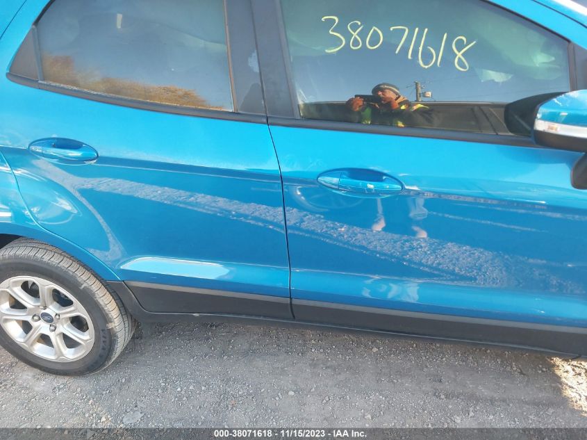 2018 FORD ECOSPORT SE - MAJ3P1TE0JC228477