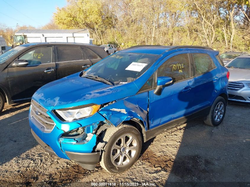 2018 FORD ECOSPORT SE - MAJ3P1TE0JC228477