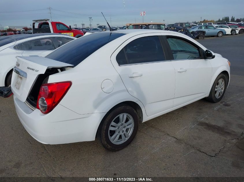 2013 CHEVROLET SONIC LT - 1G1JC5SGXD4232678