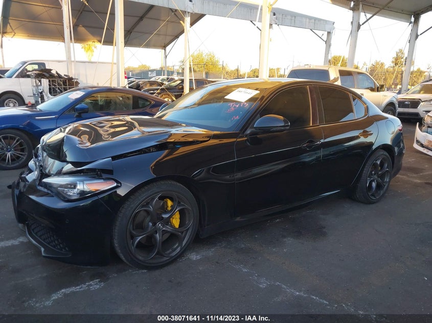 VIN ZARFAMBN8K7600577 2019 ALFA ROMEO GIULIA TI