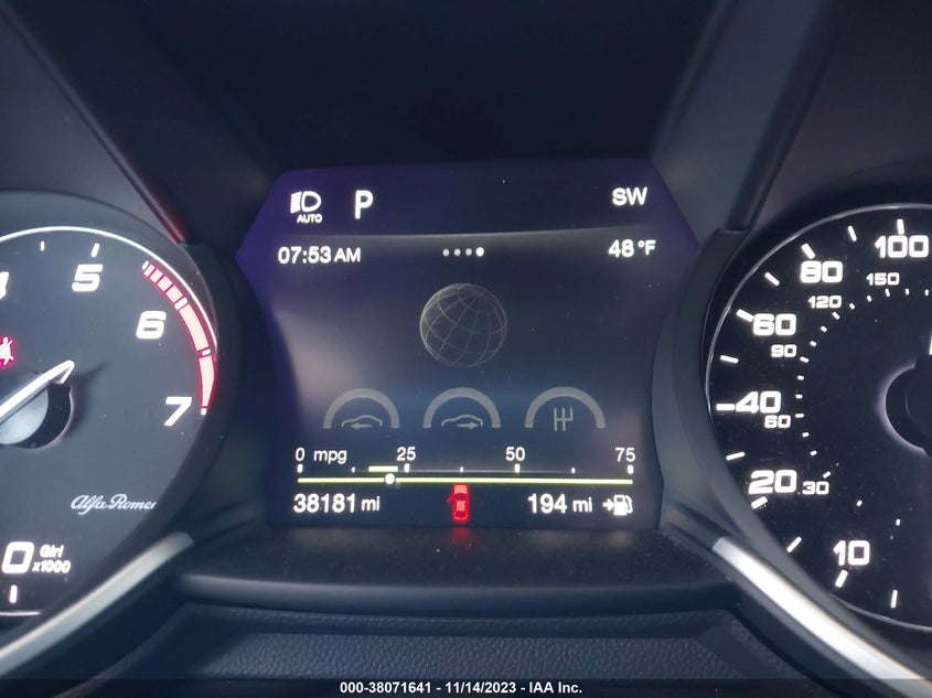 VIN ZARFAMBN8K7600577 2019 ALFA ROMEO GIULIA TI