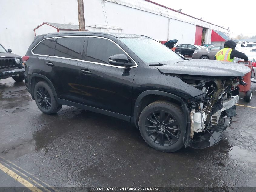 2019 TOYOTA HIGHLANDER SE - 5TDJZRFH5KS573486