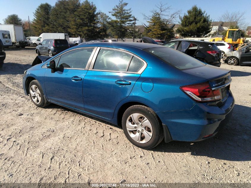 2013 HONDA CIVIC LX - 19XFB2F56DE294018