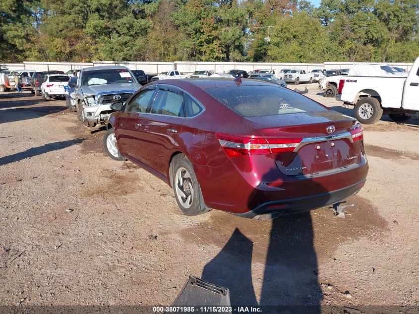 2013 TOYOTA AVALON LIMITED - 4T1BK1EB4DU051465