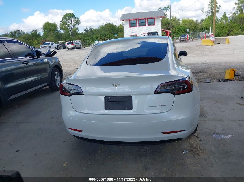 5YJ3E1EB6PF393092 | 2023 TESLA MODEL 3