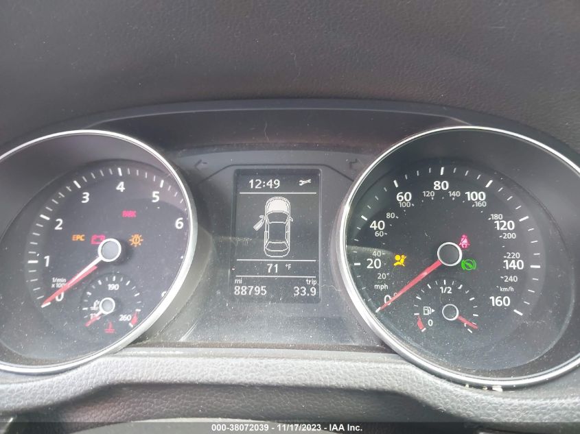 2017 VOLKSWAGEN PASSAT 1.8T SE - 1VWBT7A30HC023853