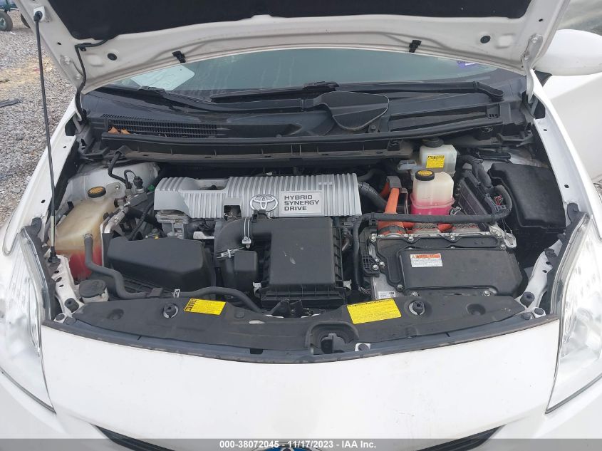 2013 TOYOTA PRIUS THREE - JTDKN3DUXD5595313