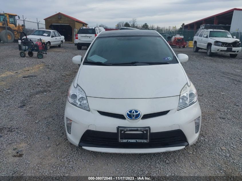 2013 TOYOTA PRIUS THREE - JTDKN3DUXD5595313