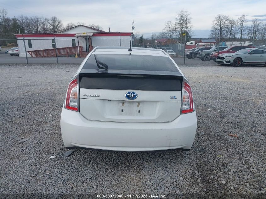 2013 TOYOTA PRIUS THREE - JTDKN3DUXD5595313