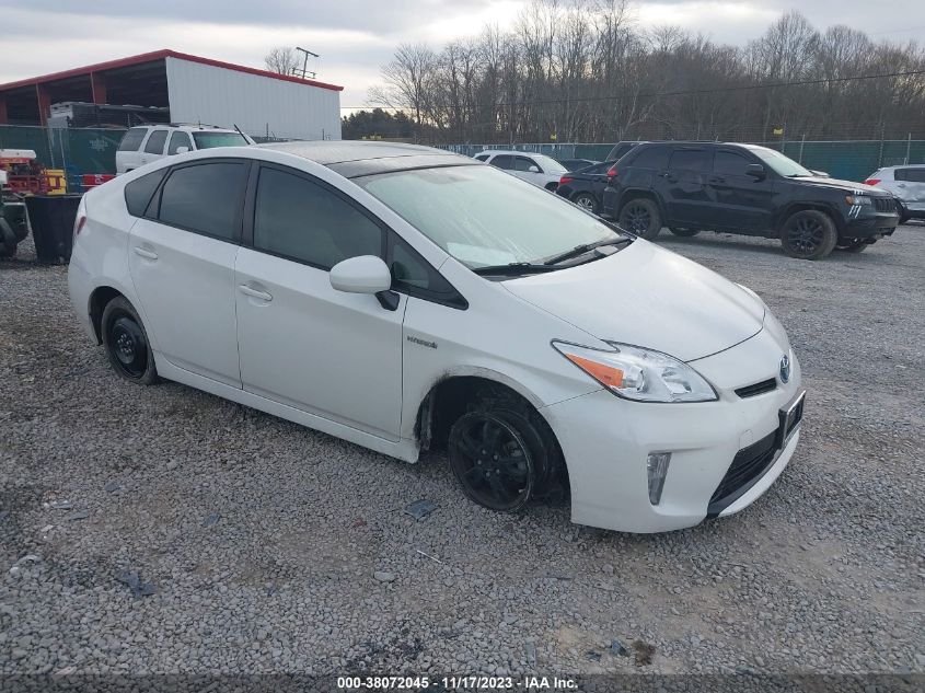 2013 TOYOTA PRIUS THREE - JTDKN3DUXD5595313