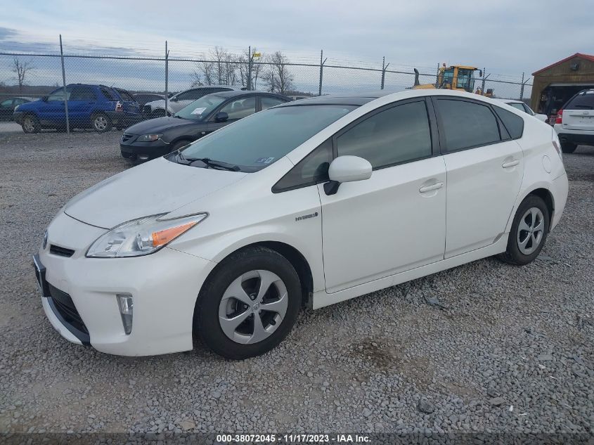 2013 TOYOTA PRIUS THREE - JTDKN3DUXD5595313