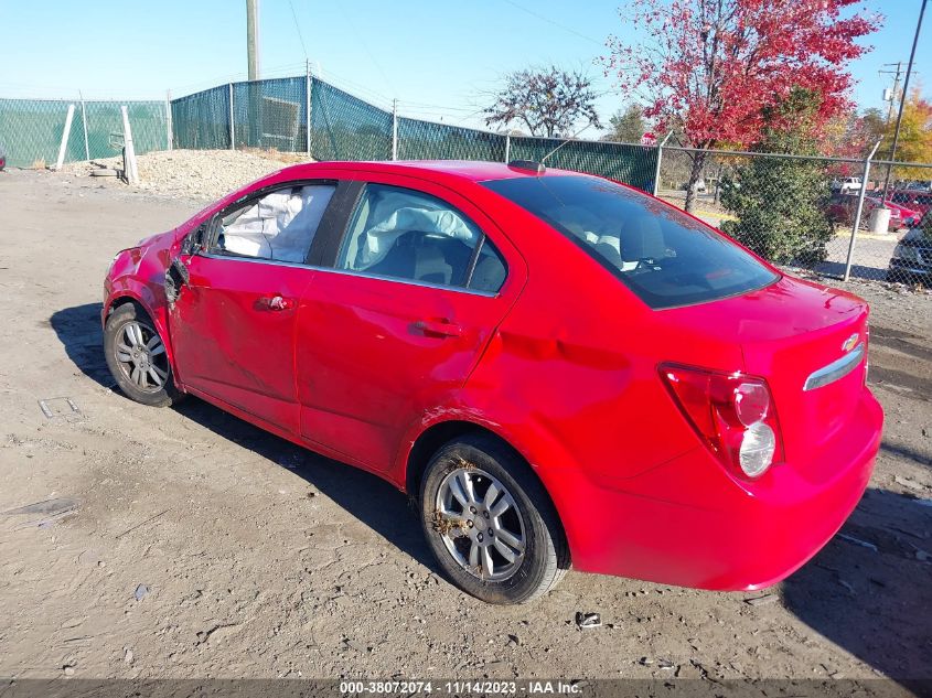 2015 CHEVROLET SONIC LT AUTO - 1G1JC5SH8F4184836