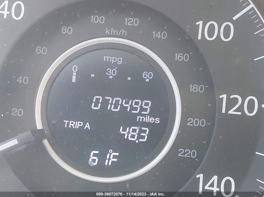 2013 HONDA CR-V EXL - 5J6RM4H73DL035750