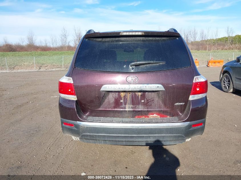 2013 TOYOTA HIGHLANDER SE V6 - 5TDBK3EH5DS177424