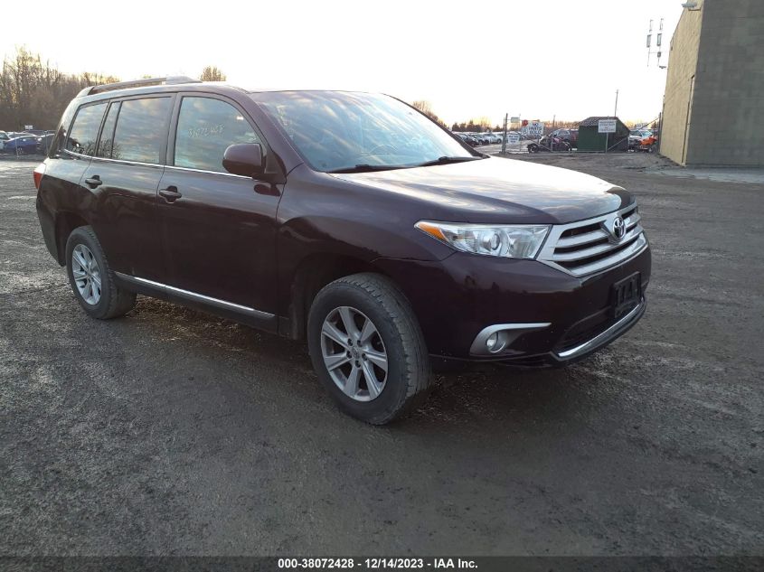 2013 TOYOTA HIGHLANDER SE V6 - 5TDBK3EH5DS177424