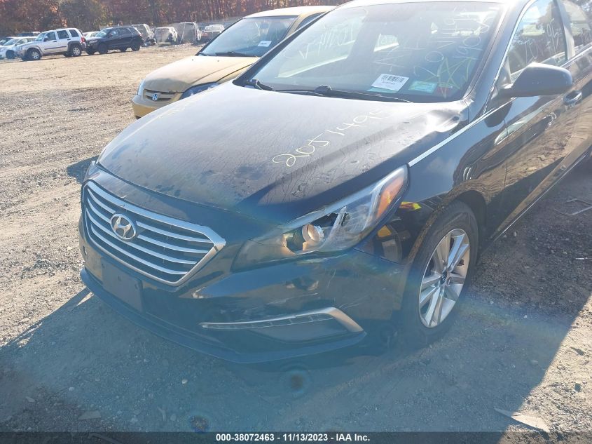 2015 HYUNDAI SONATA SE - 5NPE24AF7FH218572