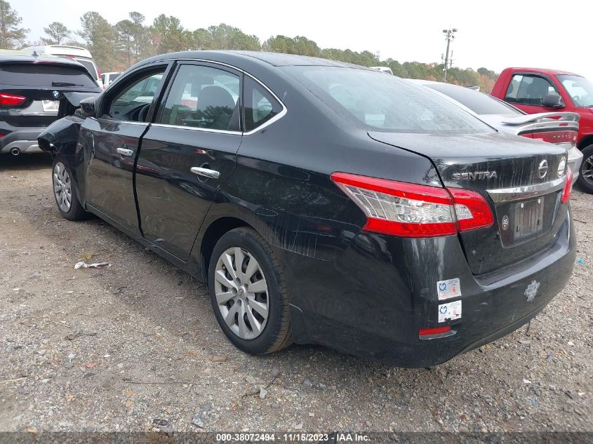 2015 NISSAN SENTRA S/SV/SR/SL - 3N1AB7APXFY228818