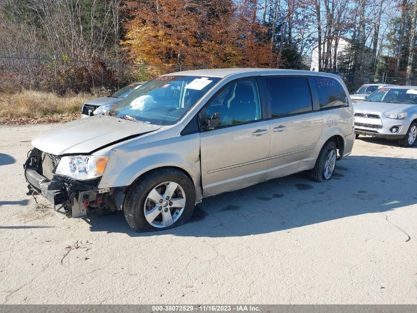 2013 DODGE GRAND CARAVAN SE - 2C4RDGBGXDR698708
