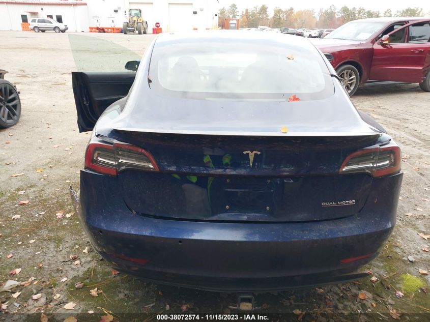 2018 TESLA MODEL 3 LONG RANGE/PERFORMANCE - 5YJ3E1EB9JF072235