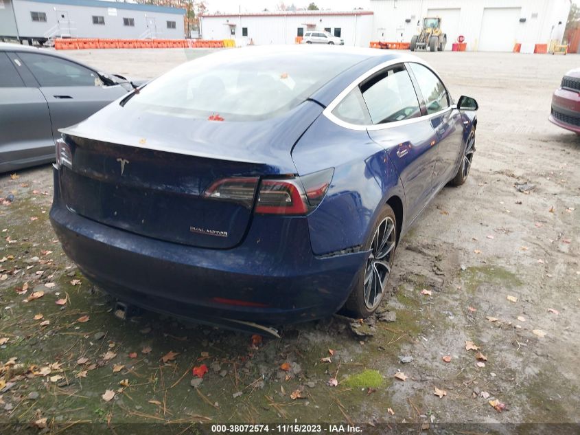 2018 TESLA MODEL 3 LONG RANGE/PERFORMANCE - 5YJ3E1EB9JF072235
