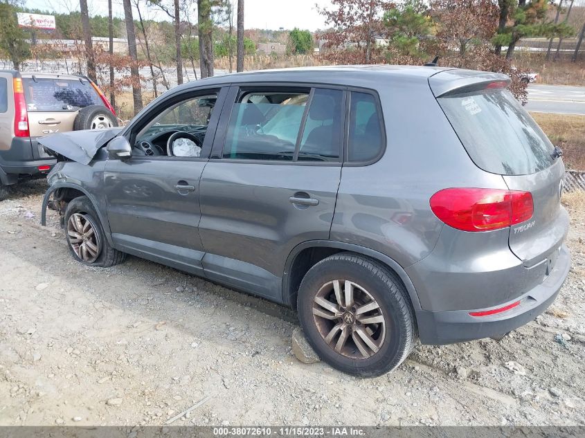 2013 VOLKSWAGEN TIGUAN S - WVGAV7AX7DW533939