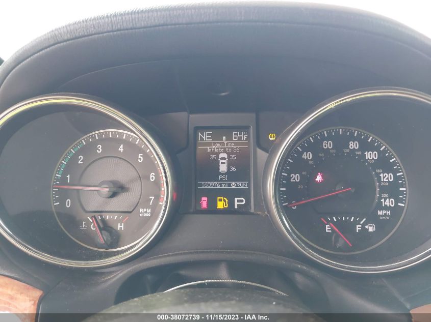 2013 JEEP GRAND CHEROKEE OVERLAND - 1C4RJFCT0DC603189