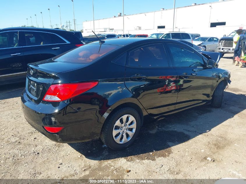 2016 HYUNDAI ACCENT SE - KMHCT4AE8GU141452