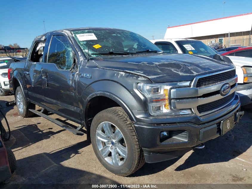 2018 FORD F-150 PLATINUM - 1FTEW1E50JFD43002