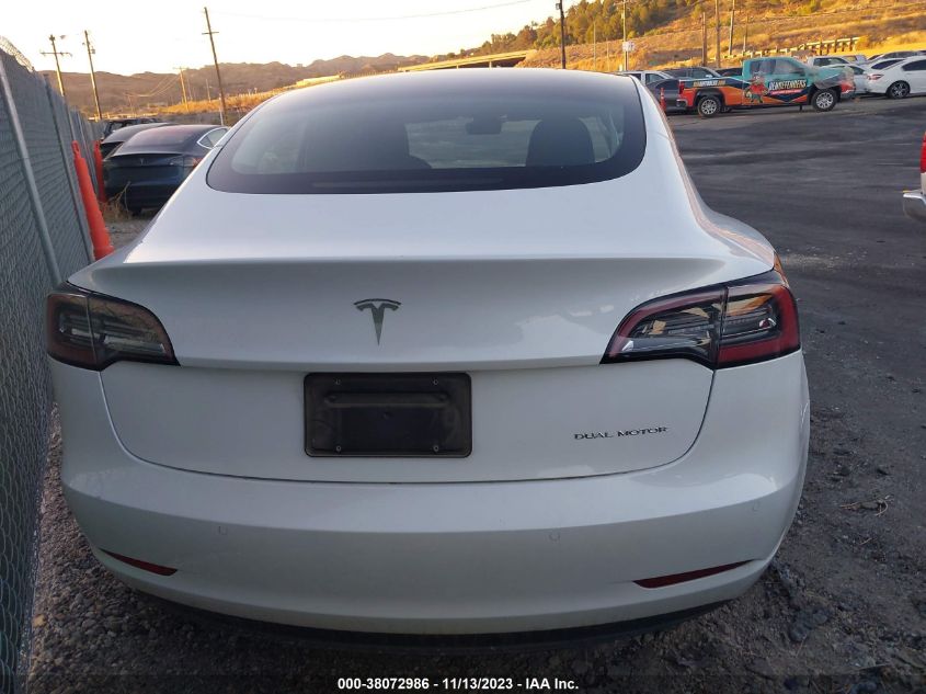 2022 TESLA MODEL 3 - 5YJ3E1EB7NF360020