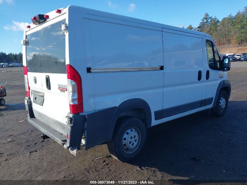 2017 RAM PROMASTER 1500 LOW ROOF 136" WB - 3C6TRVAG6HE530429