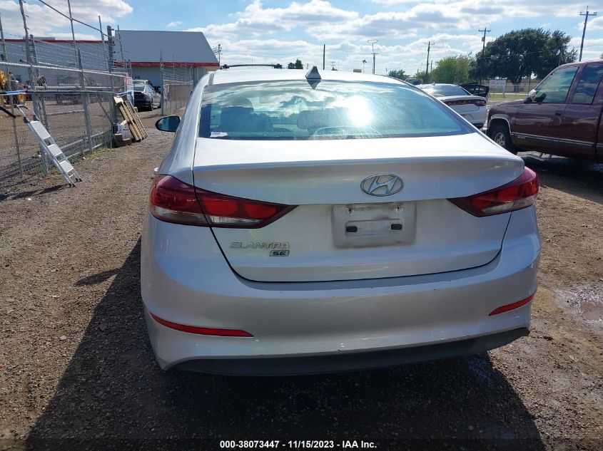 2017 HYUNDAI ELANTRA SE - KMHD74LF6HU079873