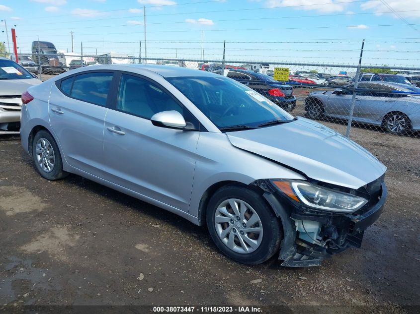 2017 HYUNDAI ELANTRA SE - KMHD74LF6HU079873