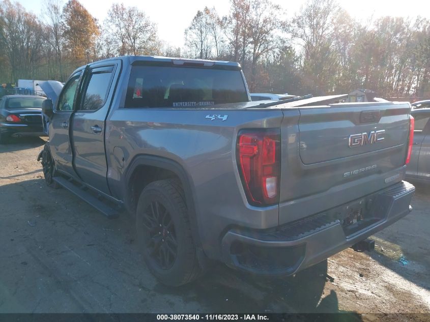2021 GMC SIERRA 1500 4WD  SHORT BOX ELEVATION - 3GTU9CED2MG337906