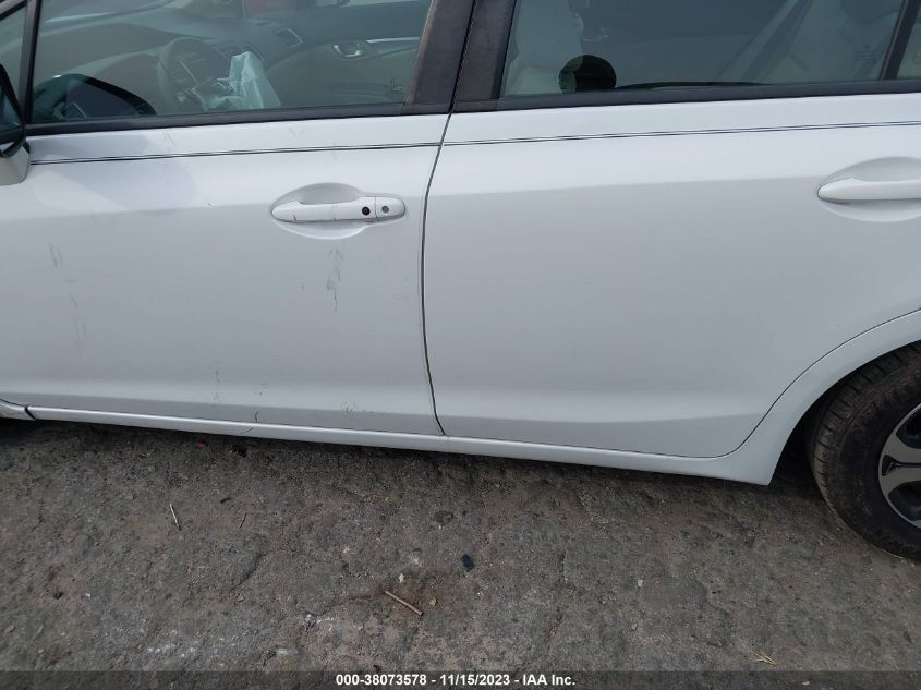 2015 HONDA CIVIC HYBRID - 19XFB4F29FE002429