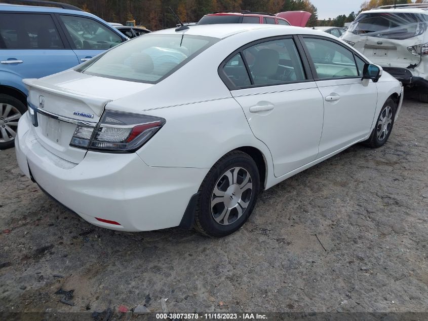 2015 HONDA CIVIC HYBRID - 19XFB4F29FE002429