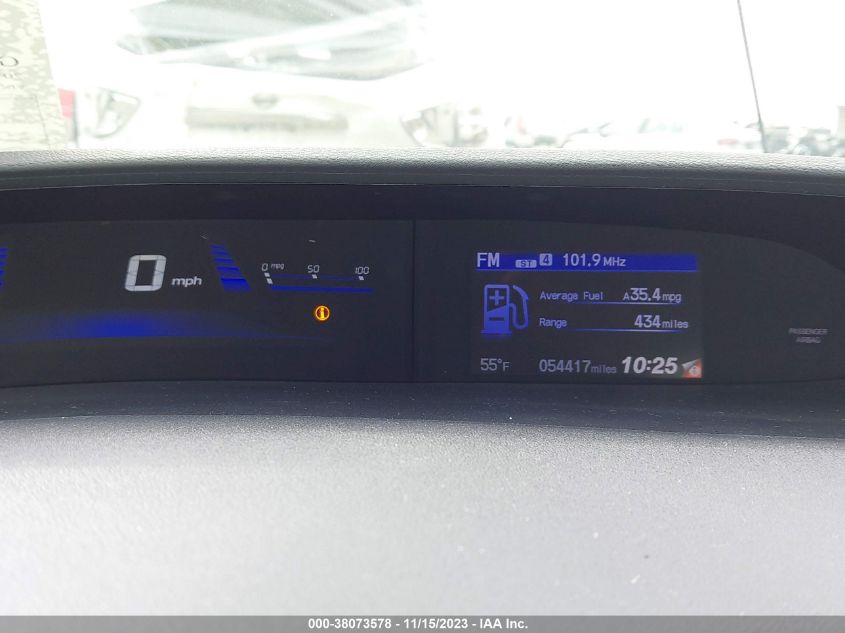 2015 HONDA CIVIC HYBRID - 19XFB4F29FE002429