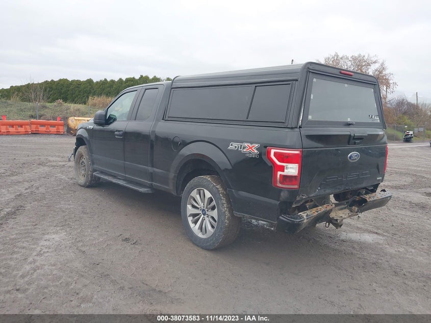 VIN 1FTEX1EP2JFA03557 2018 FORD F-150 XL