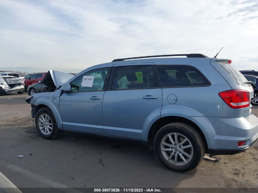 2013 DODGE JOURNEY SXT - 3C4PDDBG4DT725226