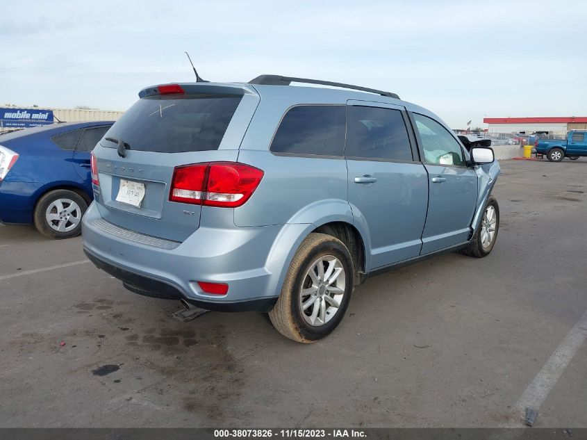 2013 DODGE JOURNEY SXT - 3C4PDDBG4DT725226