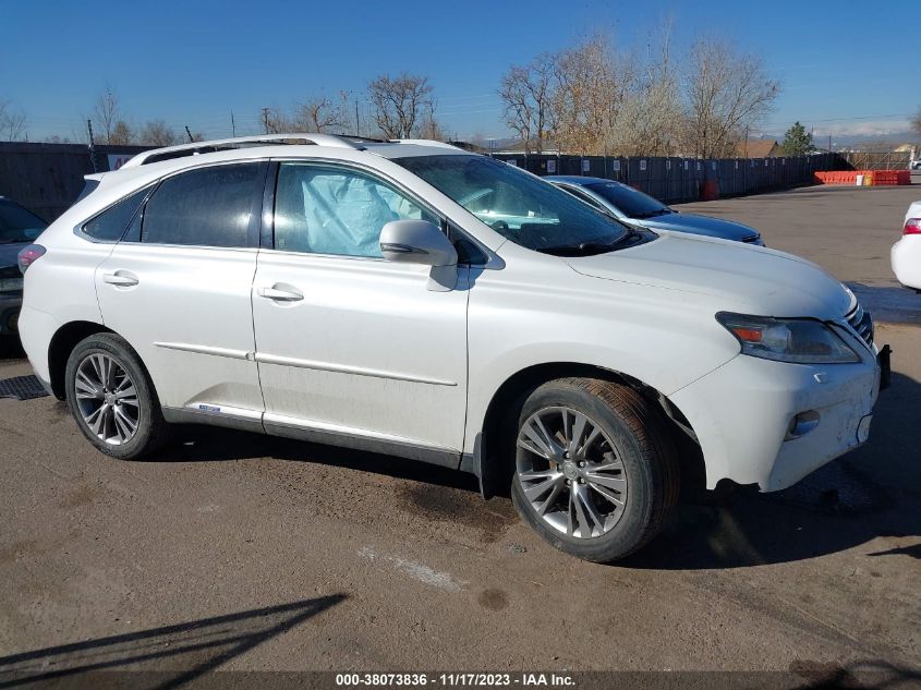 2013 LEXUS RX 450H - JTJBC1BA5D2446969