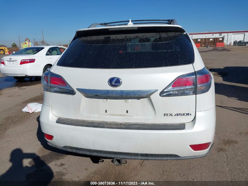 2013 LEXUS RX 450H - JTJBC1BA5D2446969