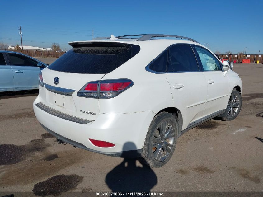 2013 LEXUS RX 450H - JTJBC1BA5D2446969
