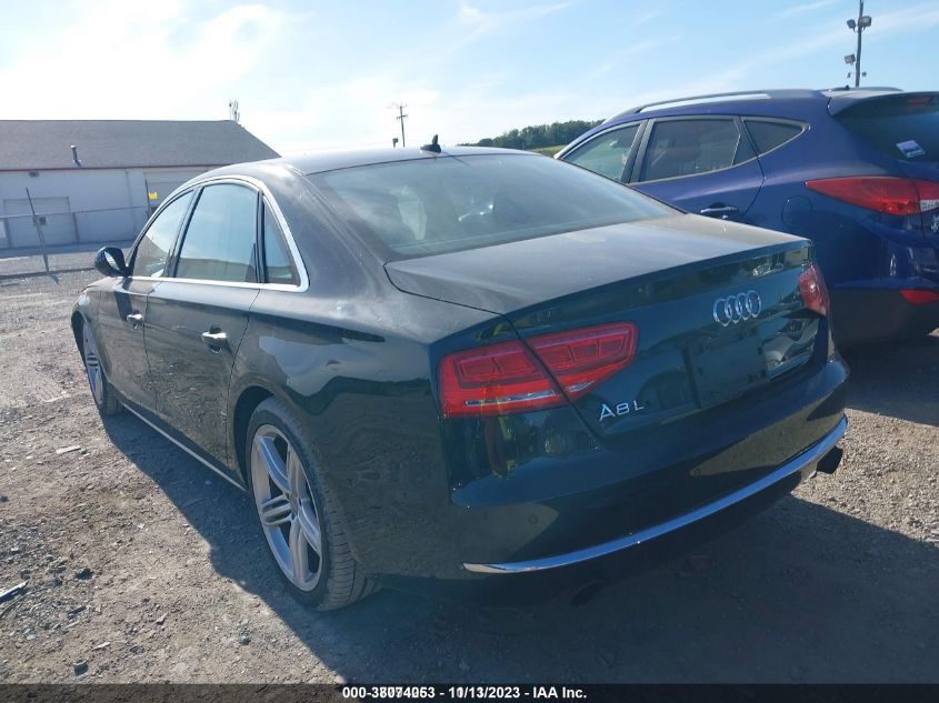 2013 AUDI A8 L 3.0L - WAURGAFD6DN000514