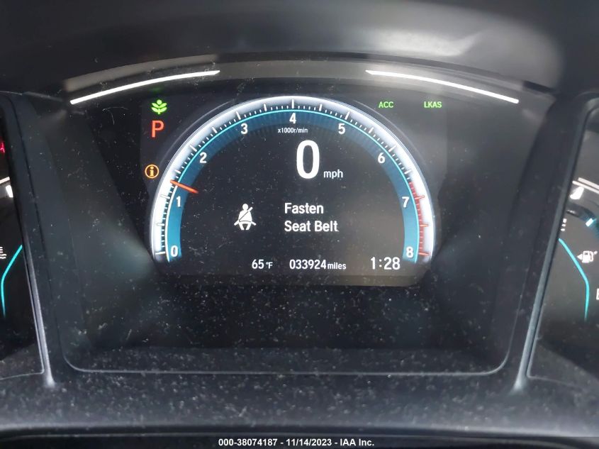 2019 HONDA CIVIC LX - 2HGFC2F62KH543942