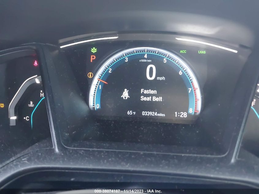 2019 HONDA CIVIC LX - 2HGFC2F62KH543942