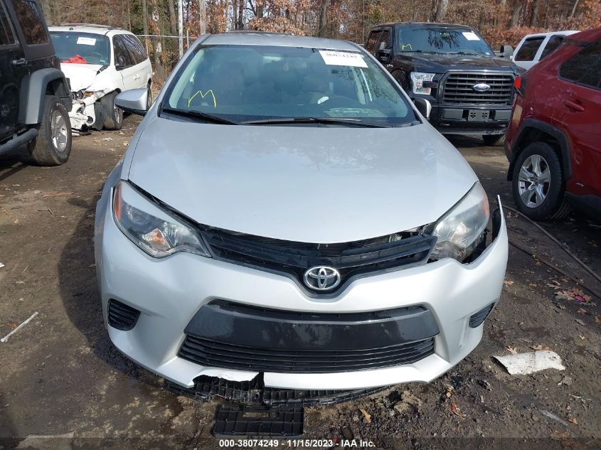 2016 TOYOTA COROLLA L/LE/LE PLS/PRM/S/S PLS - 2T1BURHE5GC724610
