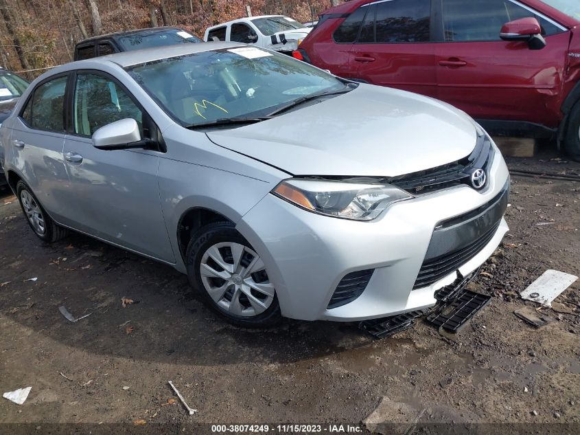 2016 TOYOTA COROLLA L/LE/LE PLS/PRM/S/S PLS - 2T1BURHE5GC724610