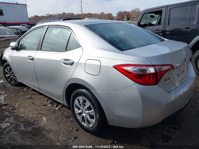 2016 TOYOTA COROLLA L/LE/LE PLS/PRM/S/S PLS - 2T1BURHE5GC724610