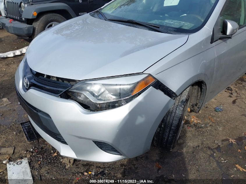 2016 TOYOTA COROLLA L/LE/LE PLS/PRM/S/S PLS - 2T1BURHE5GC724610